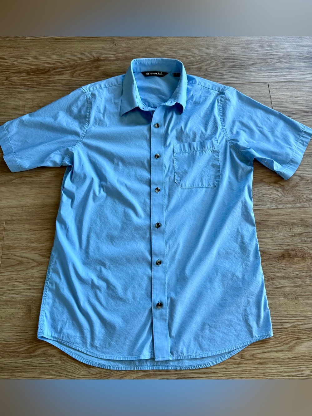 Travis Matthew’s Light Blue Button Up